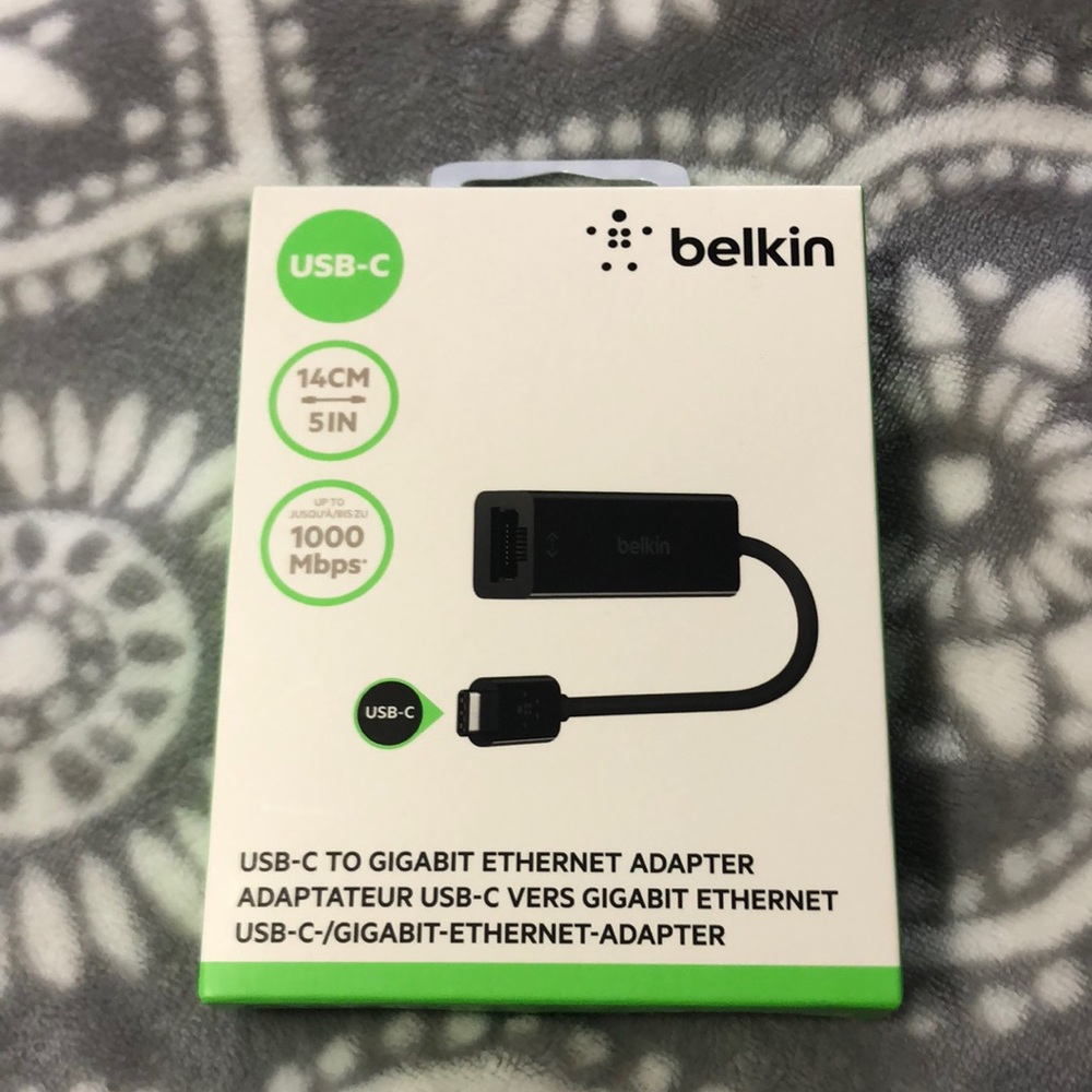 usb-c to Ethernet adapter- NEW